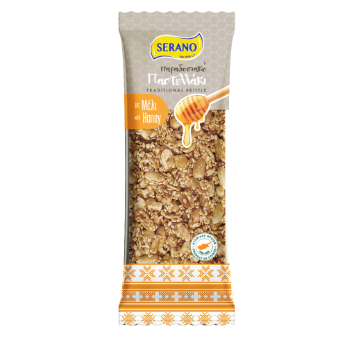 Brittle with Honey & Peanut 60g