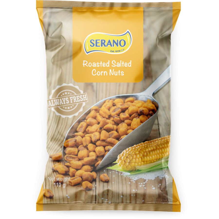 Roasted salted corn nuts