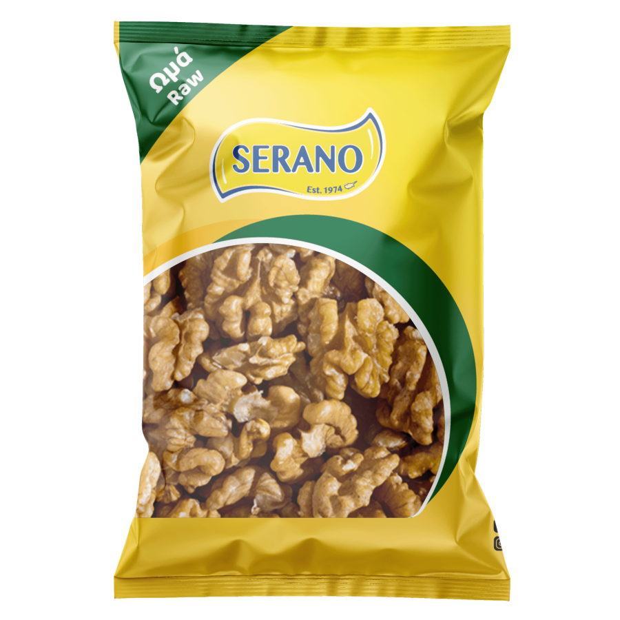 Raw walnut kernels