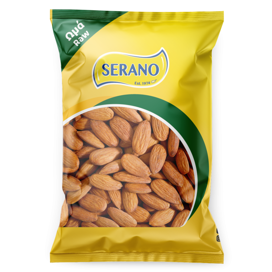 Raw almonds kernels