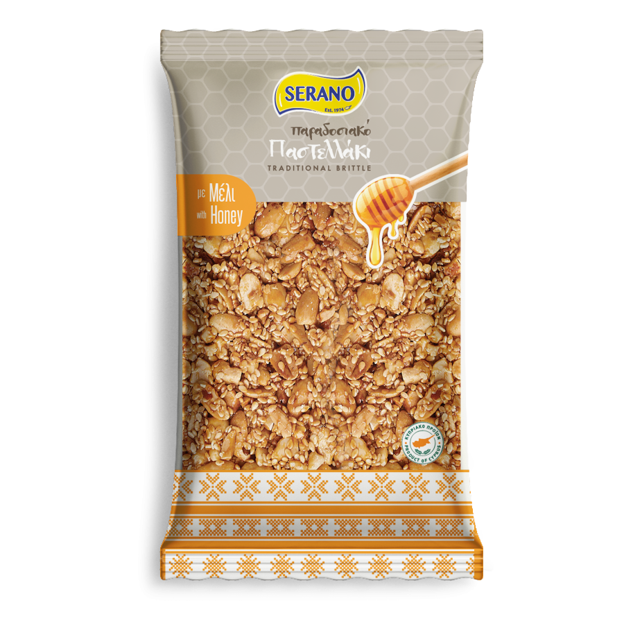 Brittle with Honey & Peanut  200g