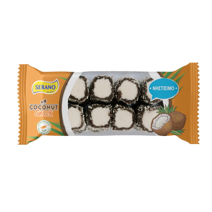 Coconut & cocoa mini rolls