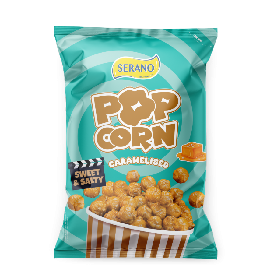 Caramelised popcorn sweet & salty