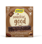 Snackin' good natural cocoa bar (x4)