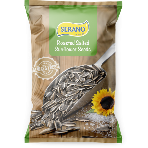 Roasted salted sunflower seeds