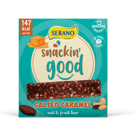 Snackin' good salted caramel bar (x4)