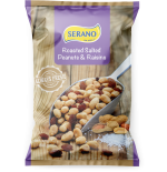 Roasted salted peanuts & raisins