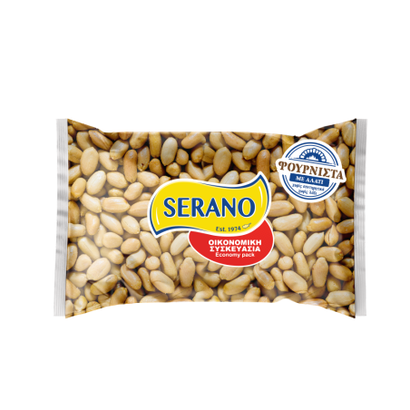 Baked salted blanched peanuts