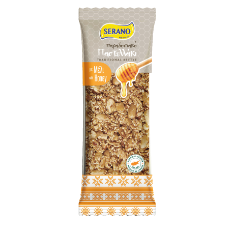 Brittle with Honey & Peanut 60g