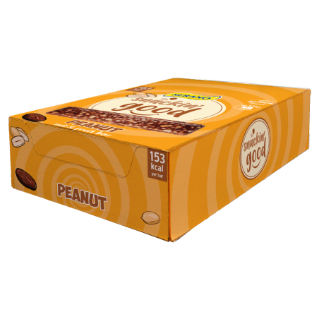 Snackin' good peanut bar